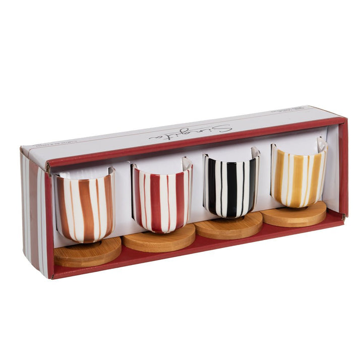 Coffret 4 tasses Singita 10 cl - Beautiful Moment the shop