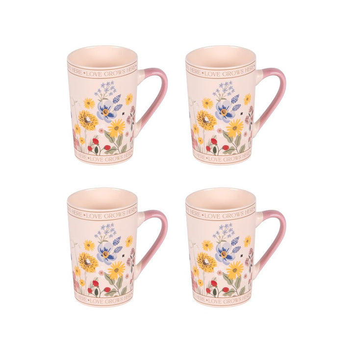 Coffret de 4 mugs Céleste 38 cl - Beautiful Moment the shop