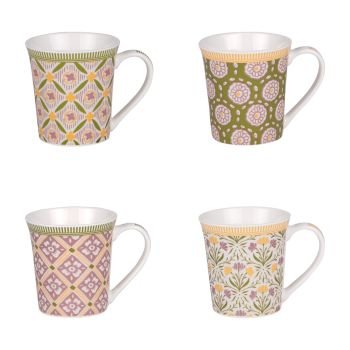 Coffret de 4 mugs Chester 38 cl - Beautiful Moment the shop