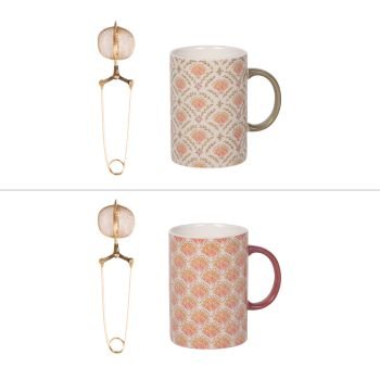 Coffret mug avec infuseur Rangoli 40 cl - Beautiful Moment the shop
