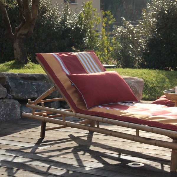 Coussin bain de soleil Oleron 65x200 cm Brique - Beautiful Moment the shop