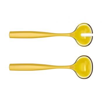 Couverts à salade 28 cm Dolce Vita Jaune - Beautiful Moment the shop