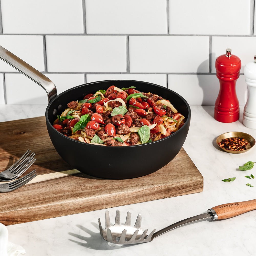 Cuillère pour spaghetti Bouton bois en inox - Beautiful Moment the shop