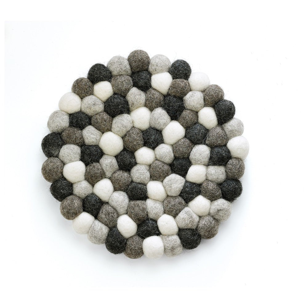 Dessous de plat Lana Grigio rond - Beautiful Moment the shop