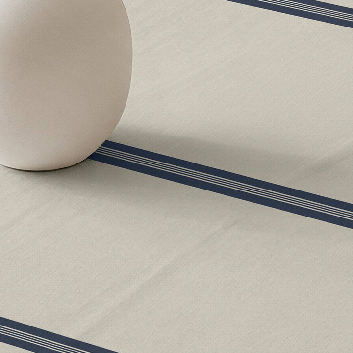 Nappe anti-taches 100 % coton Nua Beige Bleu