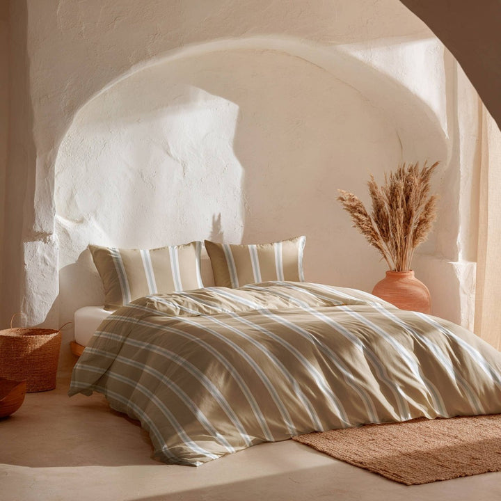 Ensemble housse de couette 100% coton doux 2/3 pièces EVORA - Beautiful Moment the shop