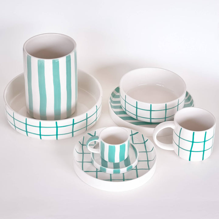 Grande coupe Stripes - amalfi menthe