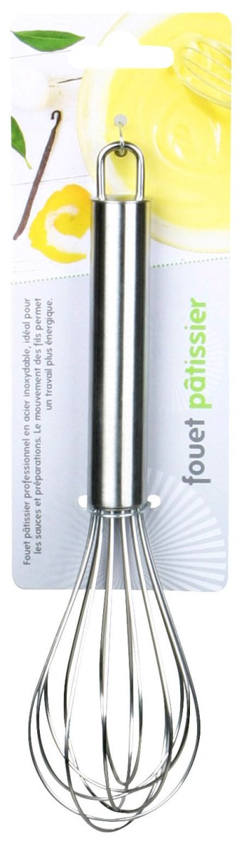 FOUET PÂTISSIER manche plein inox 19 cm - Beautiful Moment the shop
