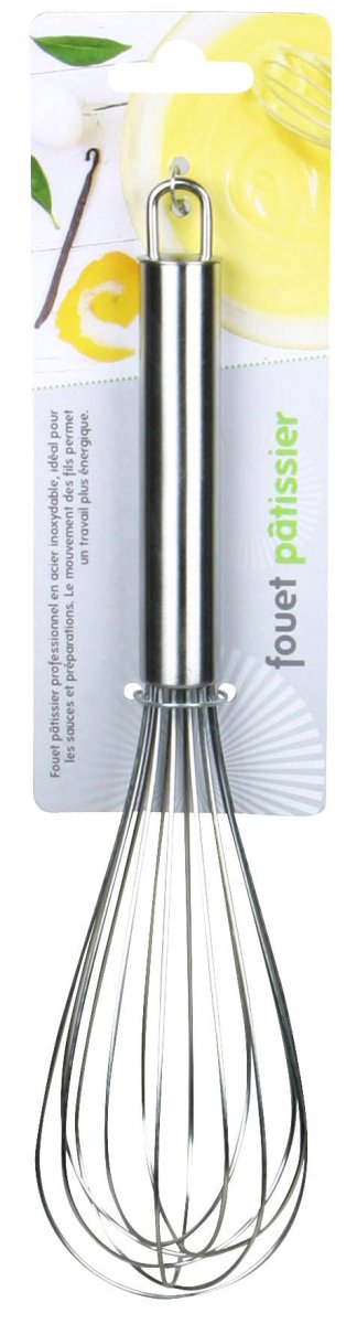 FOUET PÂTISSIER manche plein inox 25 cm - Beautiful Moment the shop