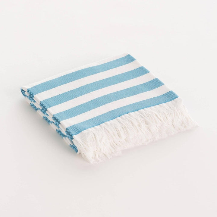Fouta pareo doux en coton avec franges SALMA - Beautiful Moment the shop