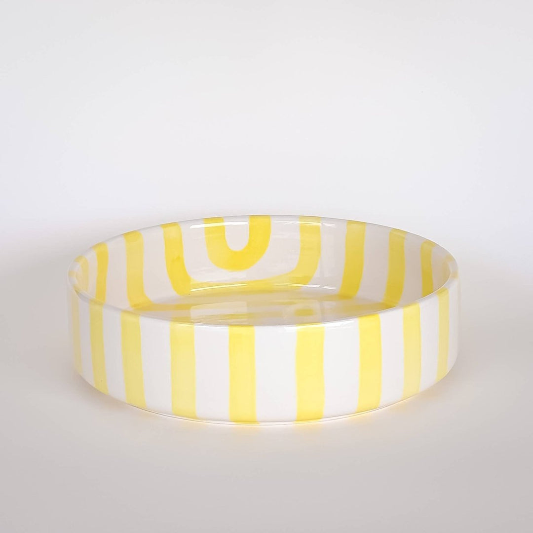 Grande bol Stripes - spiaggia jaune - Beautiful Moment the shop