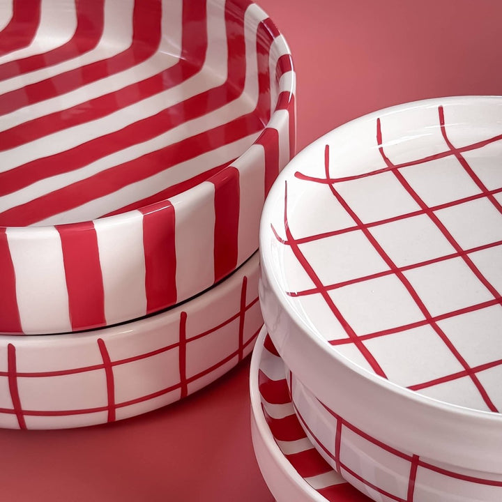 Grande bol Stripes - tramonto rouge - Beautiful Moment the shop
