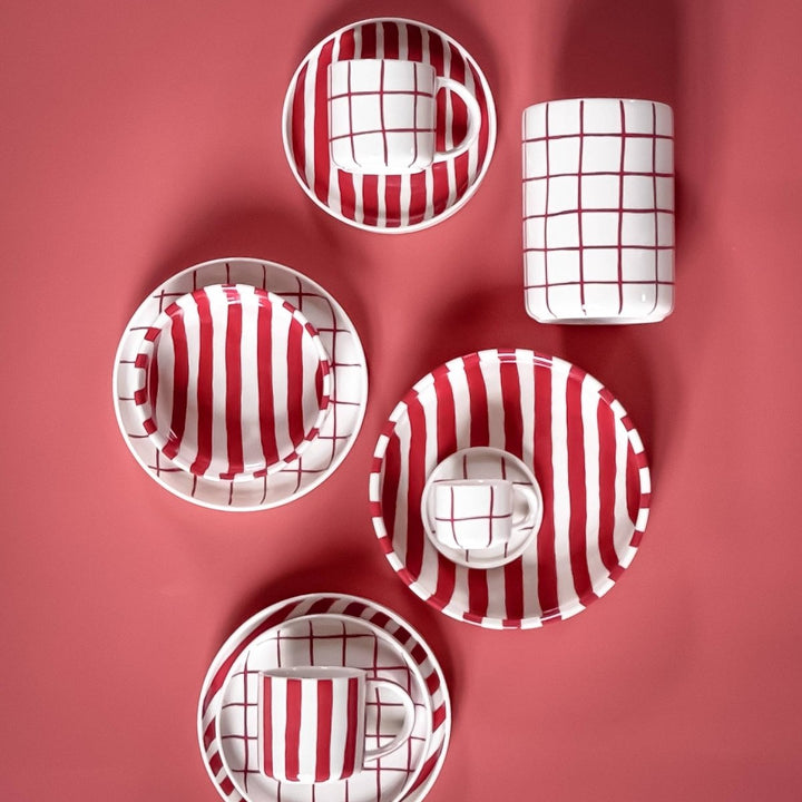Grande bol Stripes - tramonto rouge - Beautiful Moment the shop