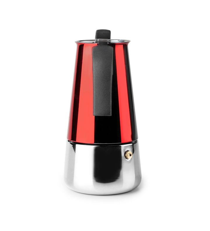 IBILI - Cafetière express en acier inoxydable Moca Red 6 - Beautiful Moment the shop