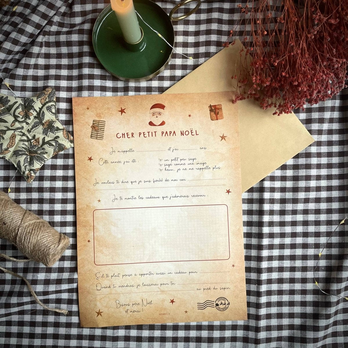 Lettre au père Noël - Cadeaux - Beautiful Moment the shop