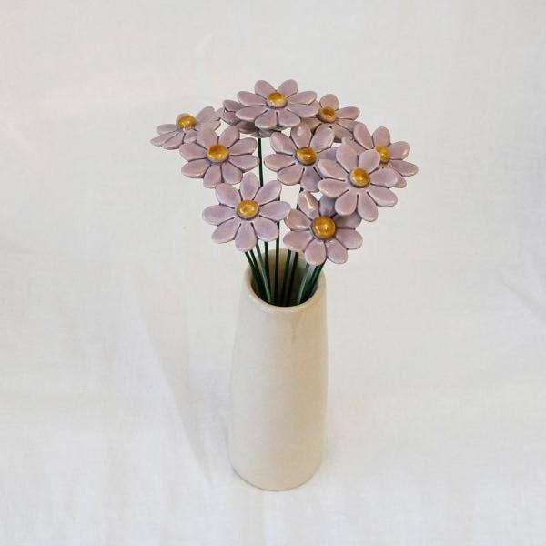 Marguerite en céramique diamètre env. 3,5 cm, tige 20 cm - Beautiful Moment the shop