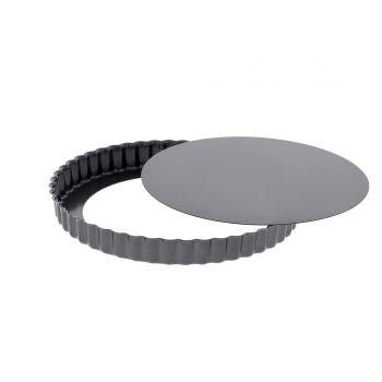 Moule à tarte 32 cm en acier anti - adhésif avec fond démontable - Beautiful Moment the shop