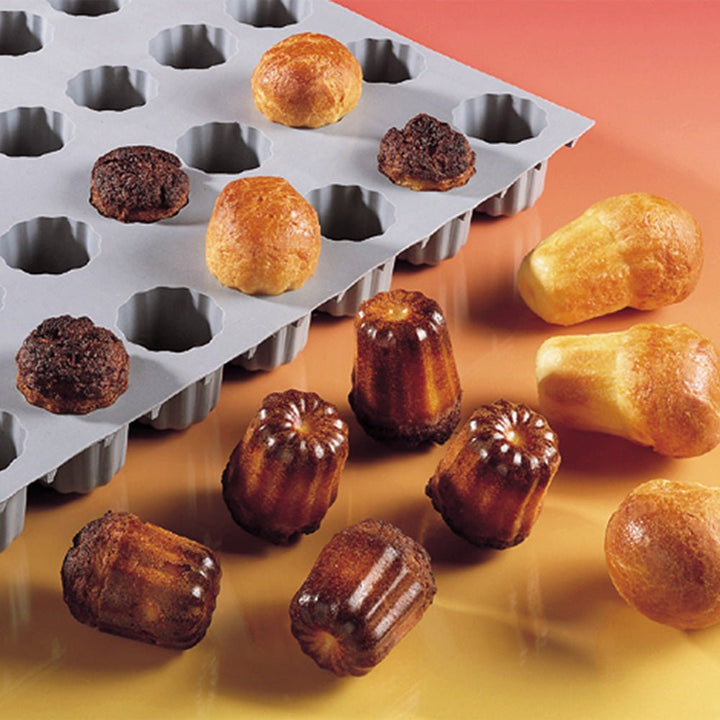 Moule pour 20 mini cannelés bordelais en silicone elastomoul - Beautiful Moment the shop