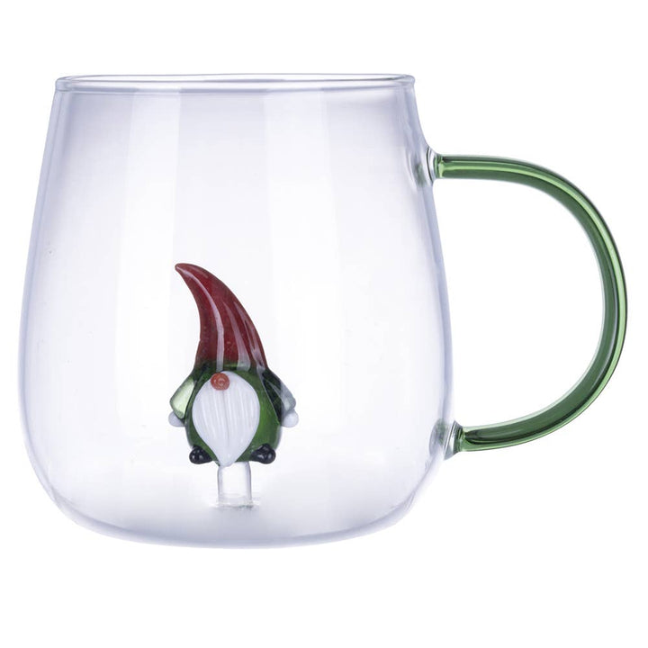 MUG DE NOËL EN BOROSILICATE GNOME 3D 450ML - Beautiful Moment the shop