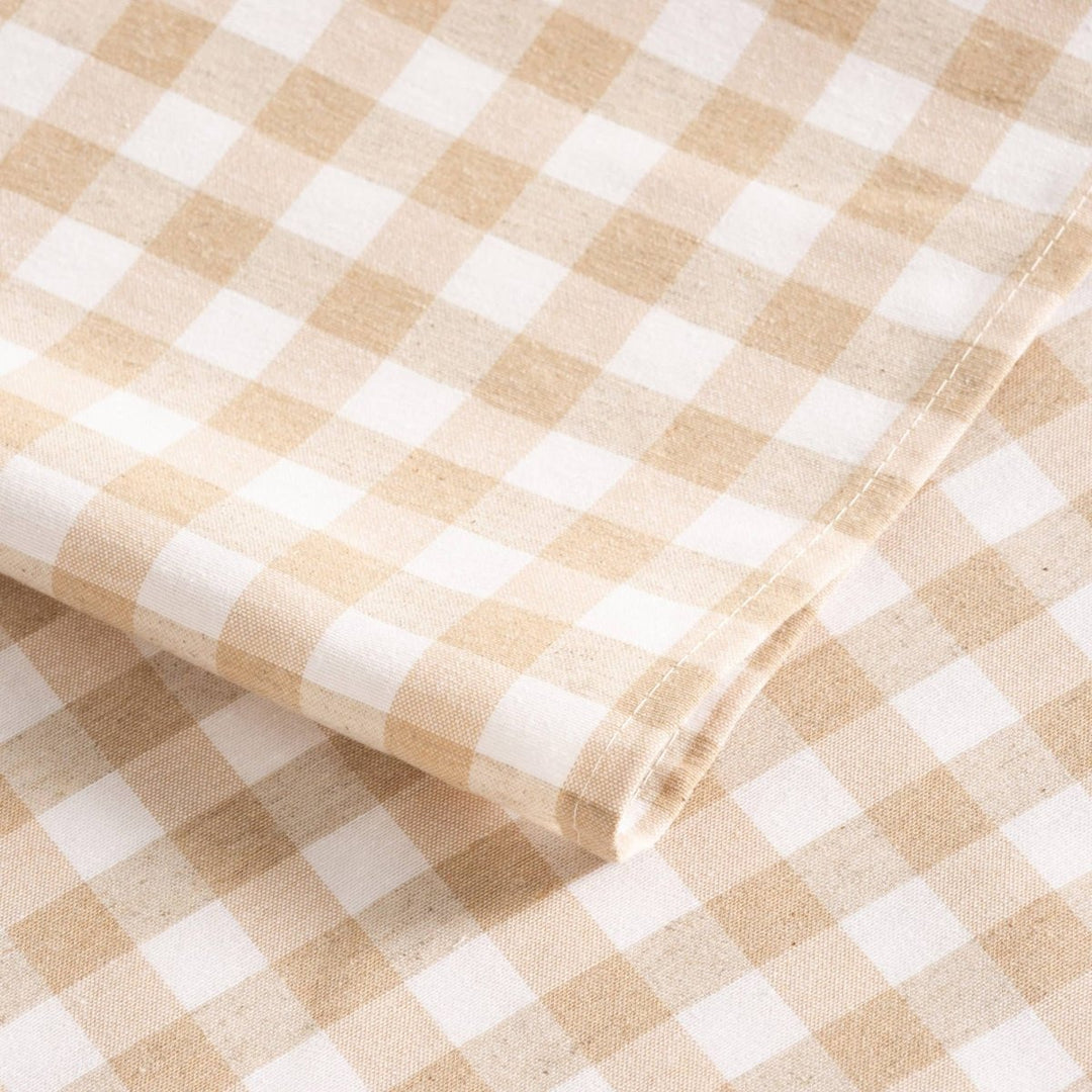 Nappe anti - taches à carreaux vichy en coton élégant MAVY - Beautiful Moment the shop