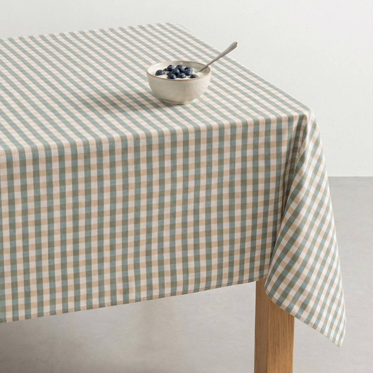 Nappe anti - taches à carreaux vichy en coton élégant MAVY - Beautiful Moment the shop