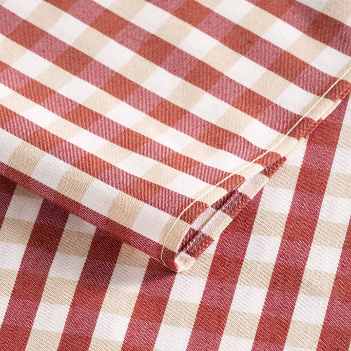 Nappe anti - taches à carreaux vichy en coton élégant MAVY - Beautiful Moment the shop