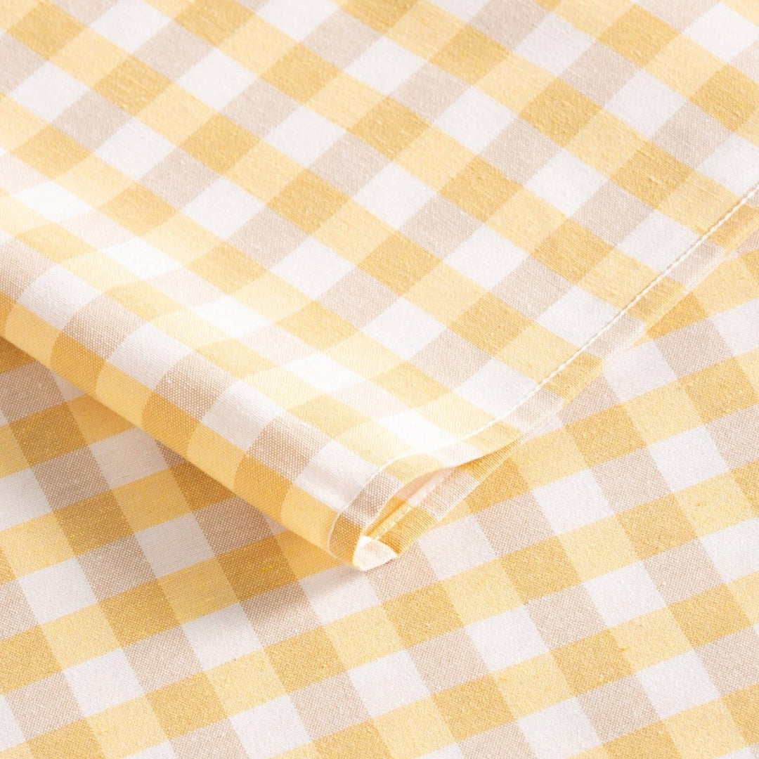 Nappe anti - taches à carreaux vichy en coton élégant MAVY - Beautiful Moment the shop