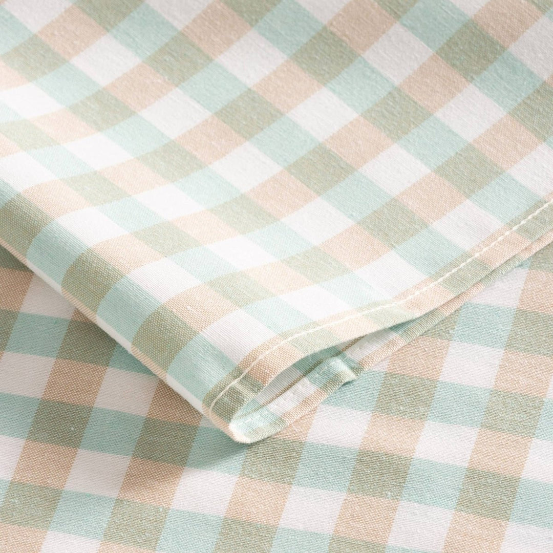 Nappe anti - taches à carreaux vichy en coton élégant MAVY - Beautiful Moment the shop