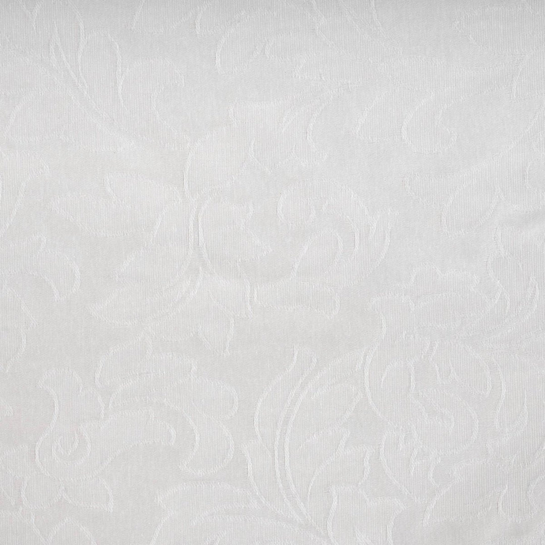 Nappe en jacquard blanc résistant aux taches Acacia 3233 - Beautiful Moment the shop