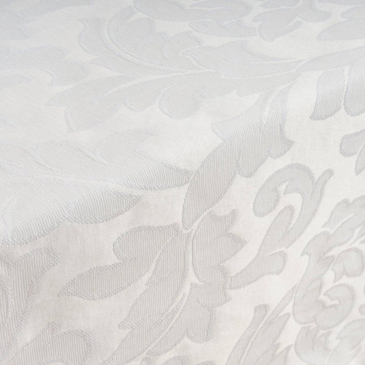 Nappe en jacquard blanc résistant aux taches Acacia 3233 - Beautiful Moment the shop