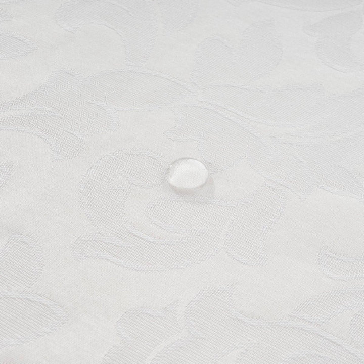 Nappe en jacquard blanc résistant aux taches Acacia 3233 - Beautiful Moment the shop