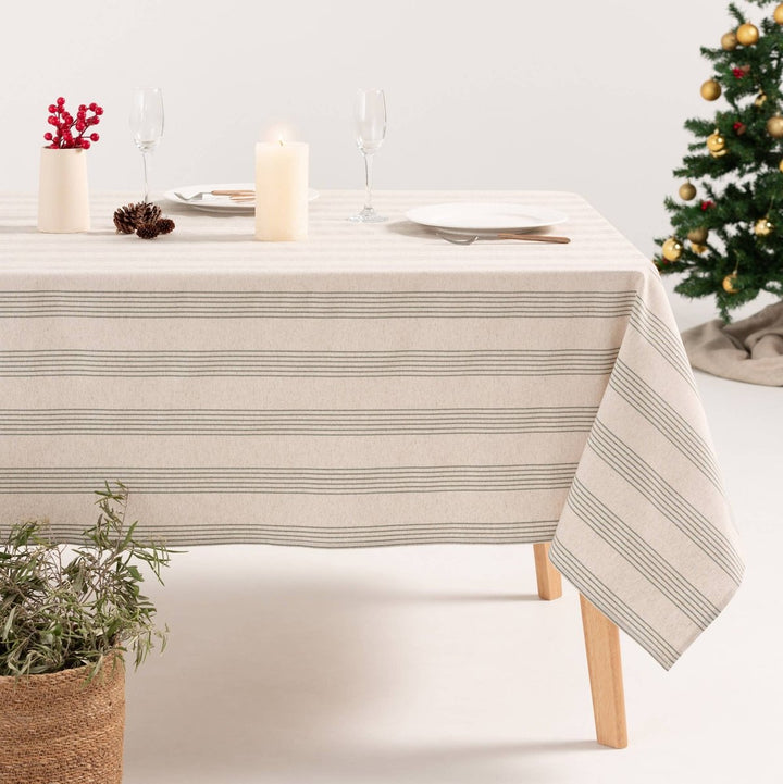 Nappe jacquard Noël lin doux HOLWIN - Beautiful Moment the shop
