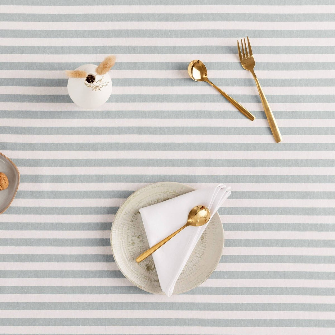 Nappe rayée ALMA en coton résistant aux taches - Beautiful Moment the shop