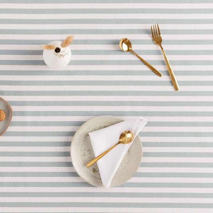Nappe rayée ALMA en coton résistant aux taches - Beautiful Moment the shop