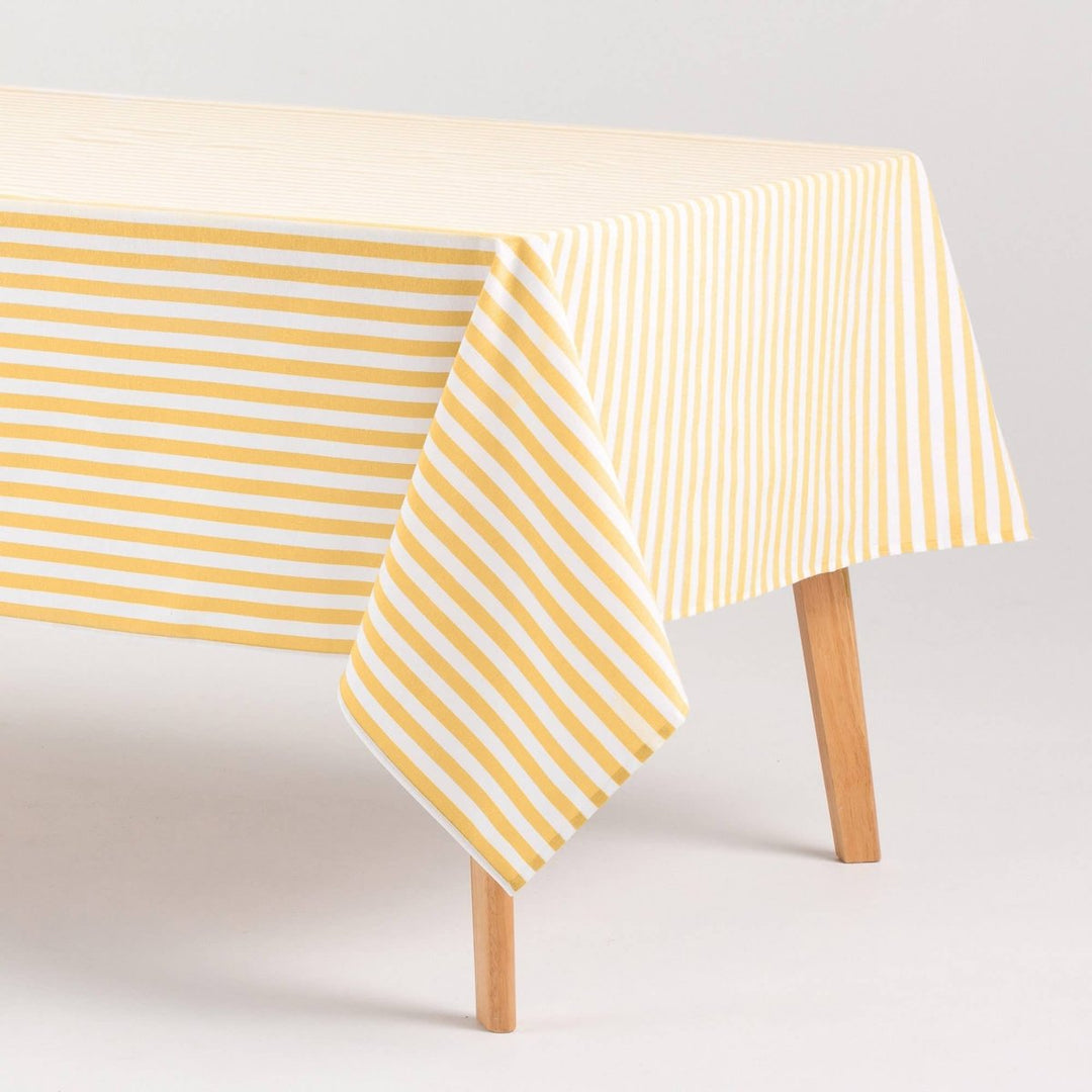 Nappe rayée ALMA en coton résistant aux taches - Beautiful Moment the shop