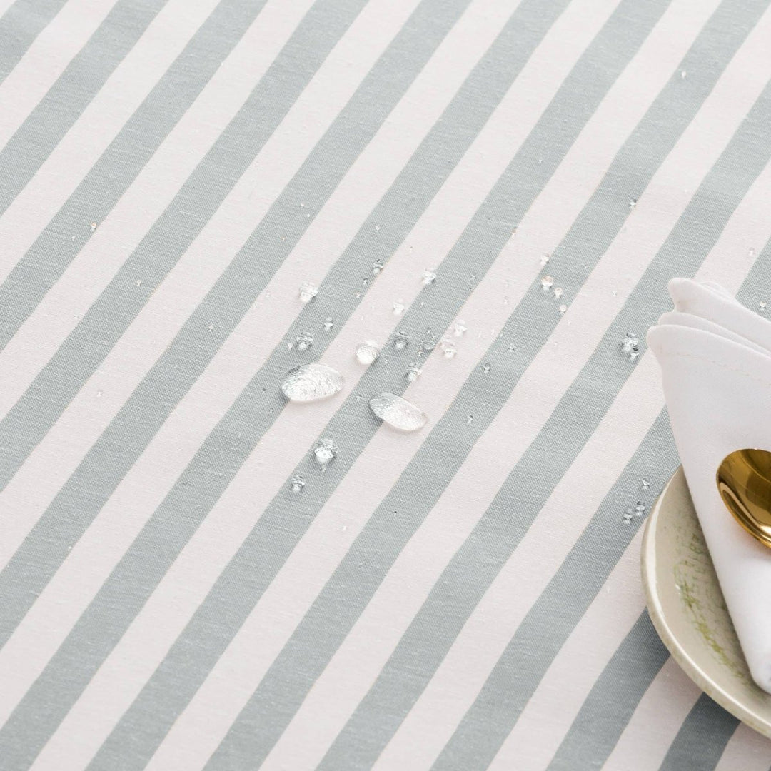 Nappe rayée ALMA en coton résistant aux taches - Beautiful Moment the shop
