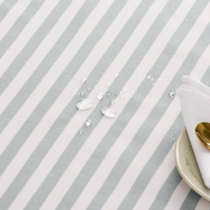 Nappe rayée ALMA en coton résistant aux taches - Beautiful Moment the shop