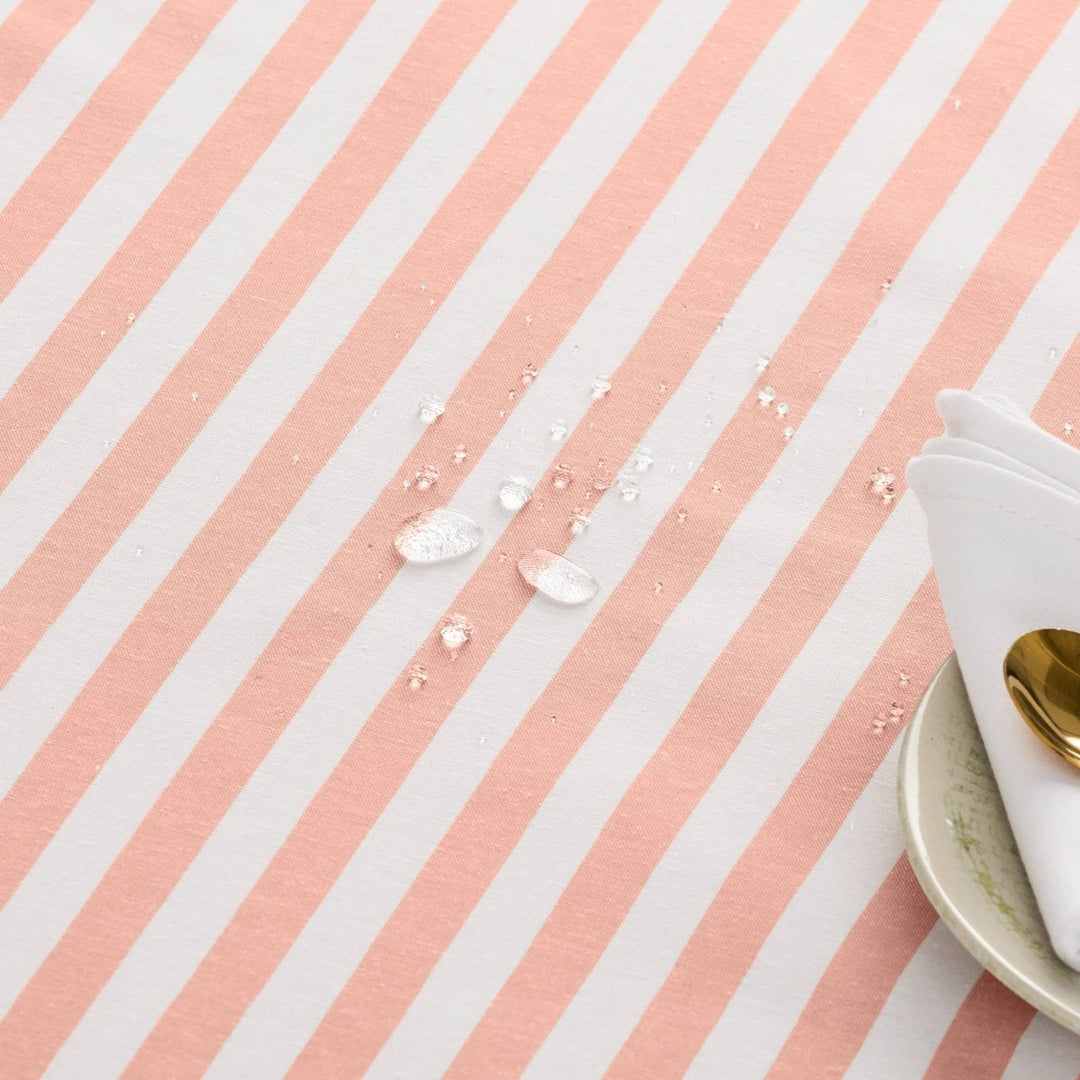 Nappe rayée ALMA en coton résistant aux taches - Beautiful Moment the shop
