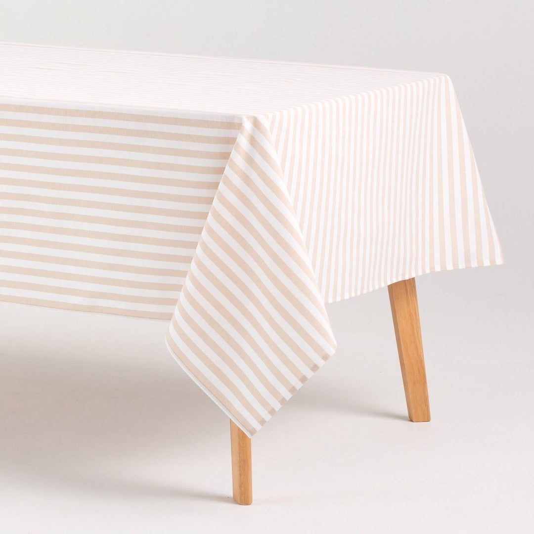 Nappe rayée ALMA en coton résistant aux taches - Beautiful Moment the shop