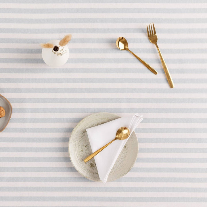 Nappe rayée ALMA en coton résistant aux taches - Beautiful Moment the shop