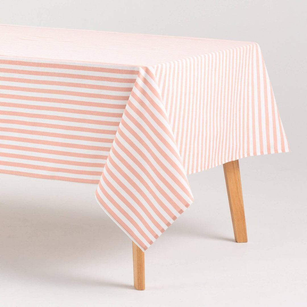Nappe rayée ALMA en coton résistant aux taches - Beautiful Moment the shop