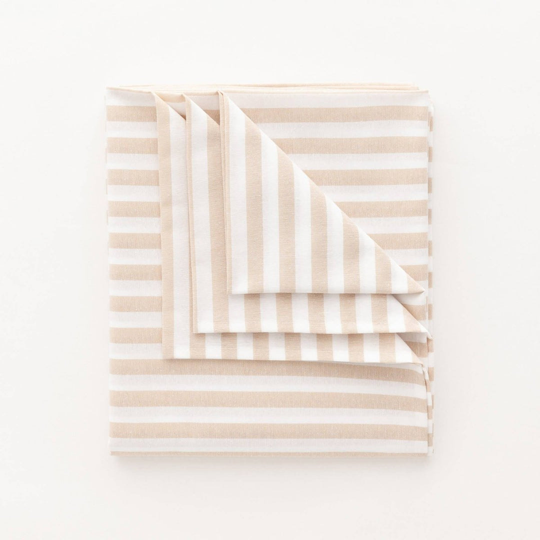 Nappe rayée ALMA en coton résistant aux taches - Beautiful Moment the shop