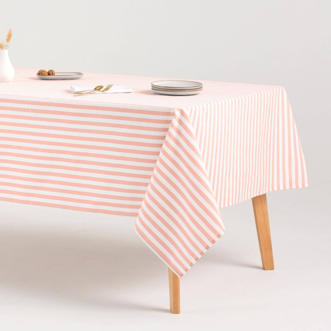 Nappe rayée ALMA en coton résistant aux taches - Beautiful Moment the shop