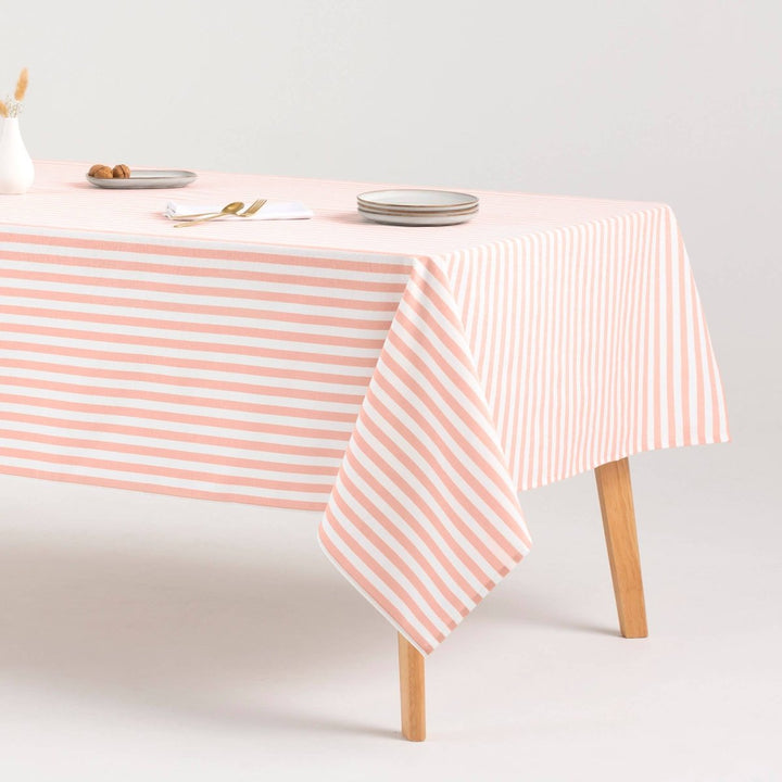 Nappe rayée ALMA en coton résistant aux taches - Beautiful Moment the shop