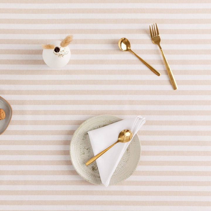 Nappe rayée ALMA en coton résistant aux taches - Beautiful Moment the shop