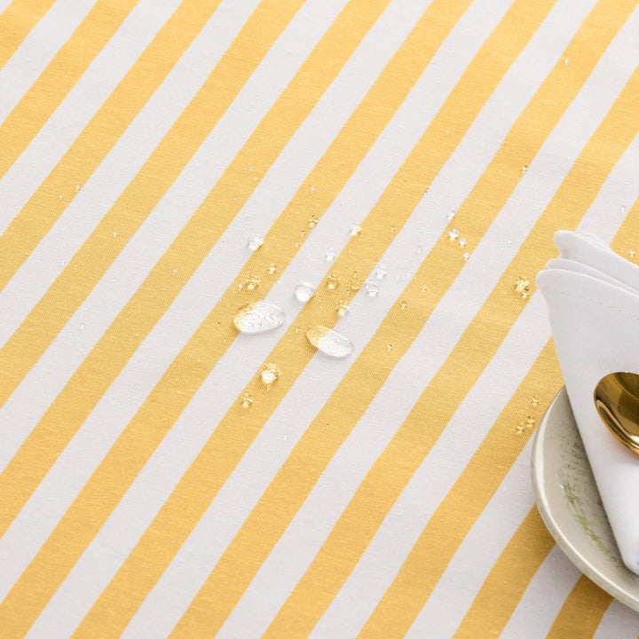 Nappe rayée ALMA en coton résistant aux taches - Beautiful Moment the shop