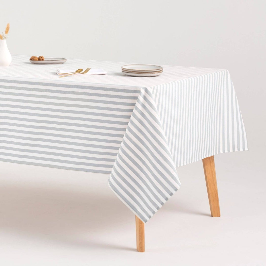 Nappe rayée ALMA en coton résistant aux taches - Beautiful Moment the shop