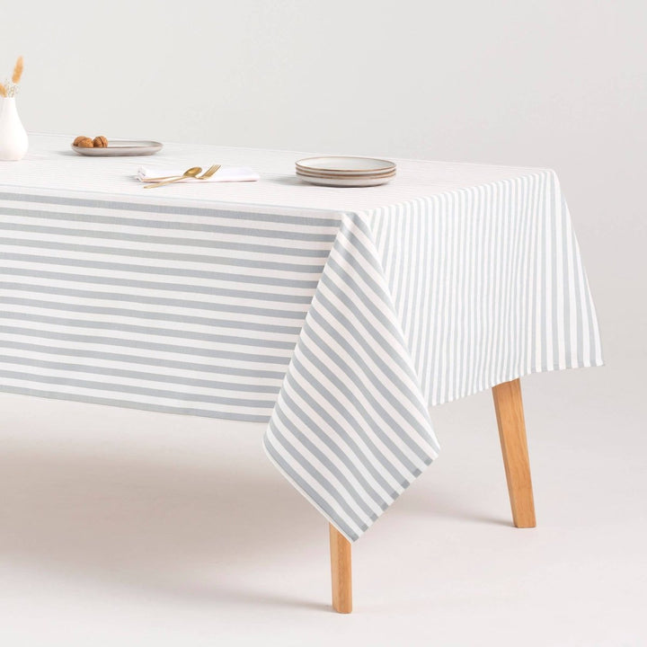 Nappe rayée ALMA en coton résistant aux taches - Beautiful Moment the shop