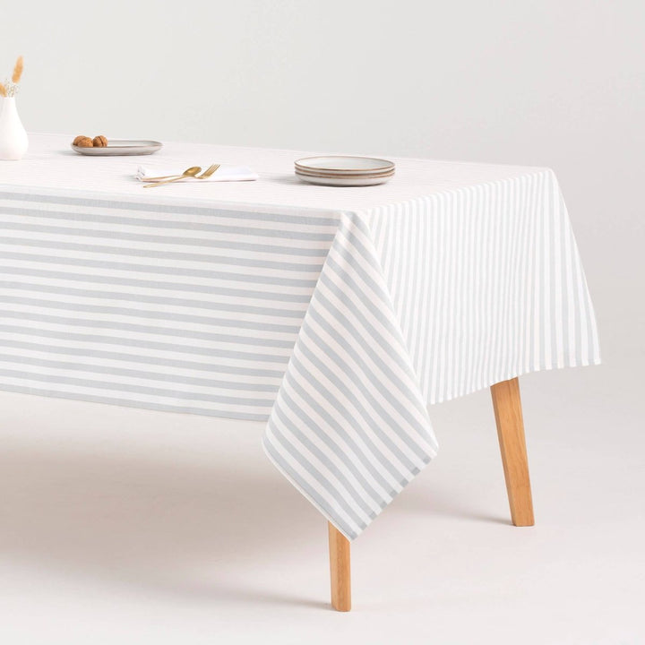 Nappe rayée ALMA en coton résistant aux taches - Beautiful Moment the shop
