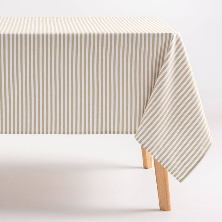 Nappe rayée résistante aux taches en coton touché ARENZA - Beautiful Moment the shop
